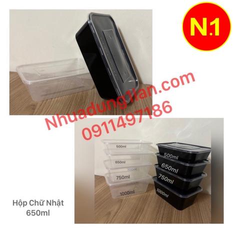 HỘP CHỮ NHẬT 650ml